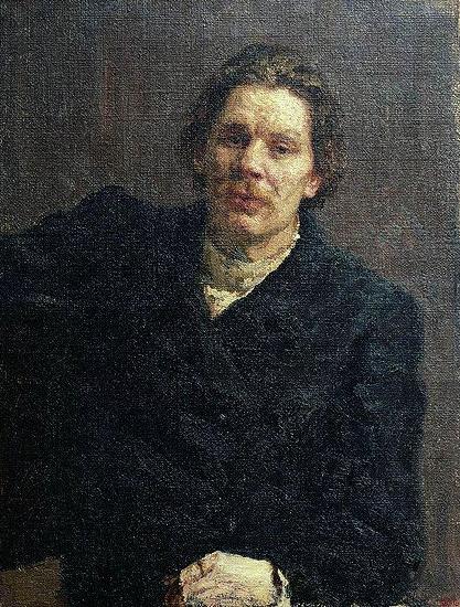 Ilya Repin Portrait of writer Maxim Gorky oil painting image